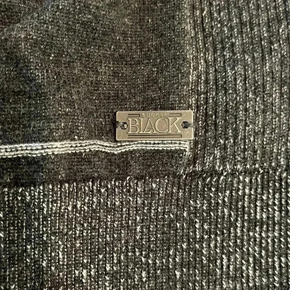 🖤Buckle black zip up sweater - Picture 4 of 8